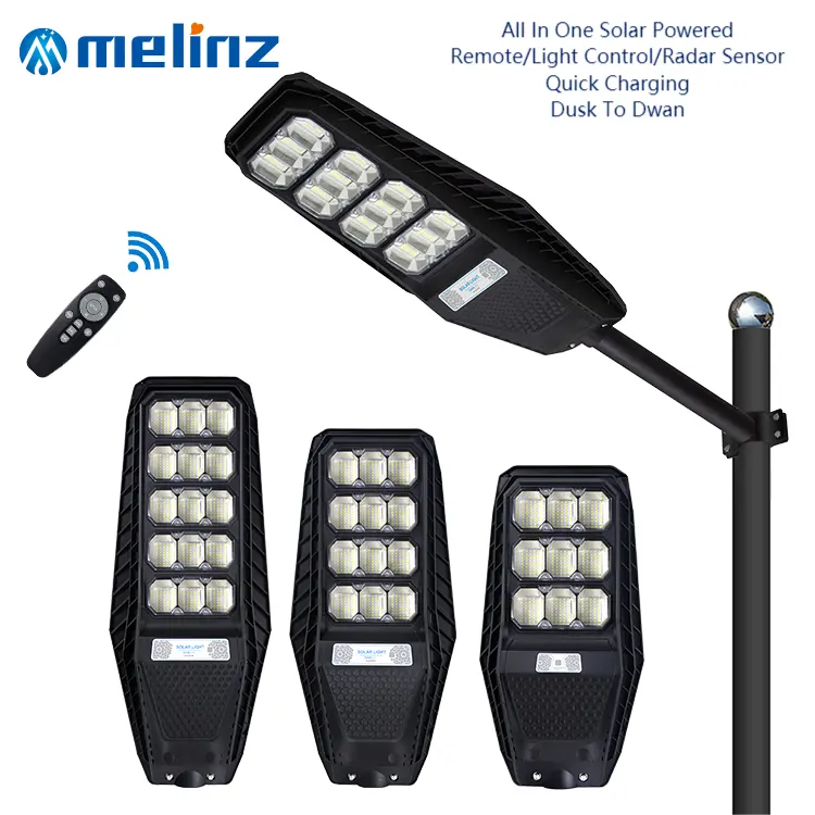 MELINZ-جهاز إضاءة شوارع يعمل بالطاقة الشمسية الكل في واحد, 100 واط ، 200 واط ، 300 واط ، واط