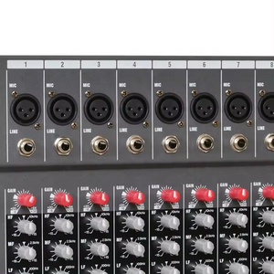 8 kanal Usb dijital ses mikseri mikrofon ses karıştırma amplifikatör dahili 48V yüksek performanslı profesyonel konsol mikser - Product Image 4