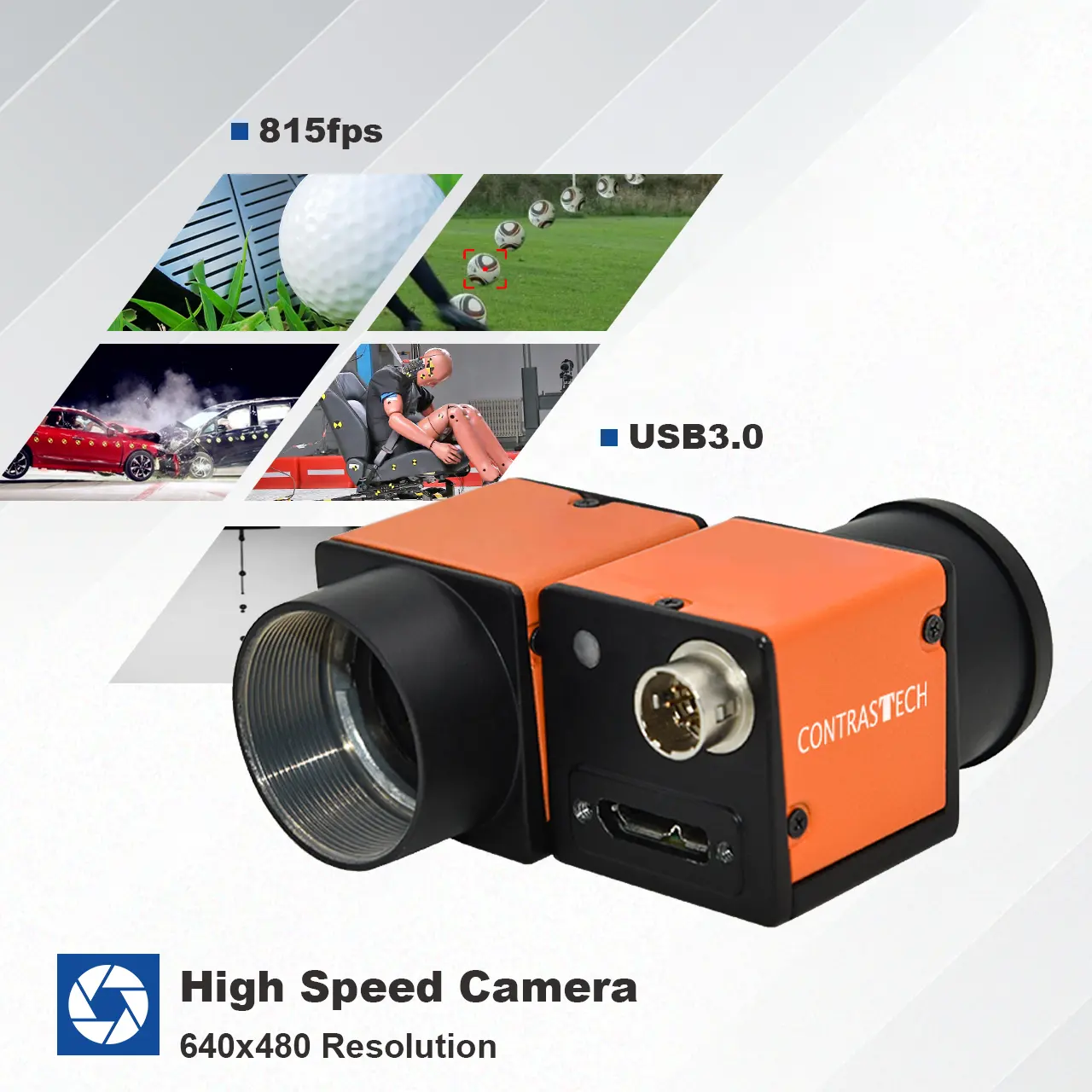1000FPS Compatible OpenCV 640x480 Global Shutter USB 3.0 Camera Module High Speed Slow Motion Camera