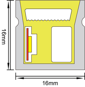 Ray24 50m Led Neon kordonlu lamba ayarlanabilir 780-840lm silikon 24V giriş gerilimi IP67 derece ile floresan lamba renkli - Product Image 3