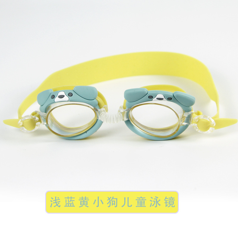 Chiots jaune bleu clair