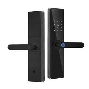 Düşük fiyat elektronik dış kapı kilidi Tuya biyometrik kod parmak izi App ön kapı için akıllı kapı kilitleri - Product Image 1