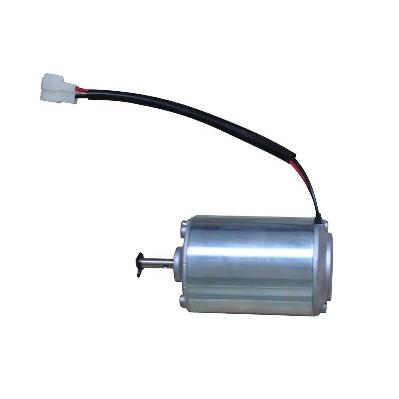 12v DC sin escobillas Motor eléctrico Motor de ventilador de refrigeración 3 hoja condensador 24v Motor