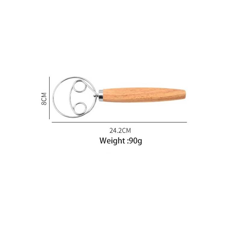 Silver Short handle oak powder-double ring