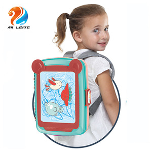 4 in 1 yeni sırt çantası yazma çizim tahtası oyuncaklar aktivite çalışma masası çocuklar için - Product Image 6