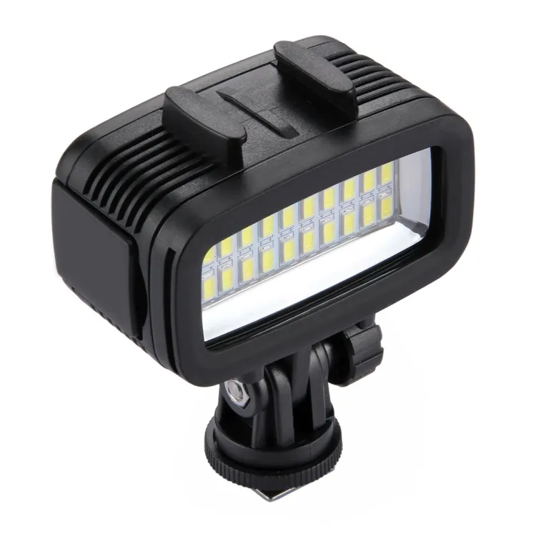 PULUZ 20 leds 40m impermeabile IPX8 Studio Light Video e luce fotografica con accessori per GoPro/altre Action cam