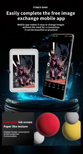 Hipoink พาวเวอร์แบงค์ E-Ink จอ3.87นิ้วความละเอียด480x800px การชาร์จด้วยแม่เหล็กไร้สาย5000mAh หลากสี - Product Image 2