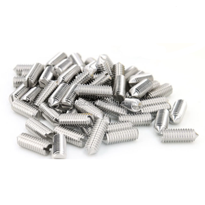 ISO7434 DIN553 m1 m1.2 m1.4 m1.6 m2 oluklu kapı kolu için koni noktası ile set vidalar - Product Image 1