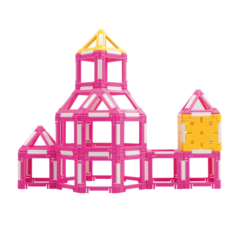 Klikko architectural plastic children rubber deformed 3d block building