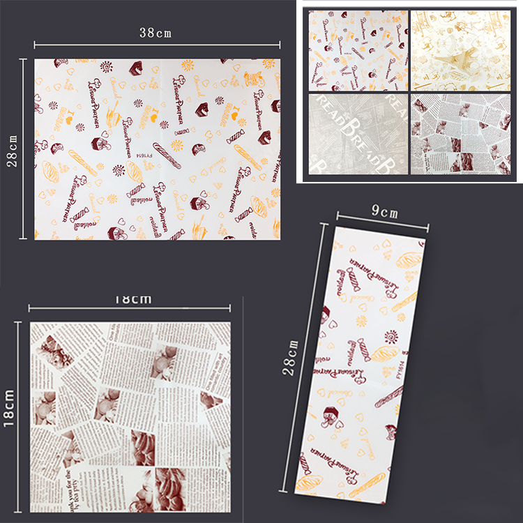 Papier d'emballage personnalisé pour burger