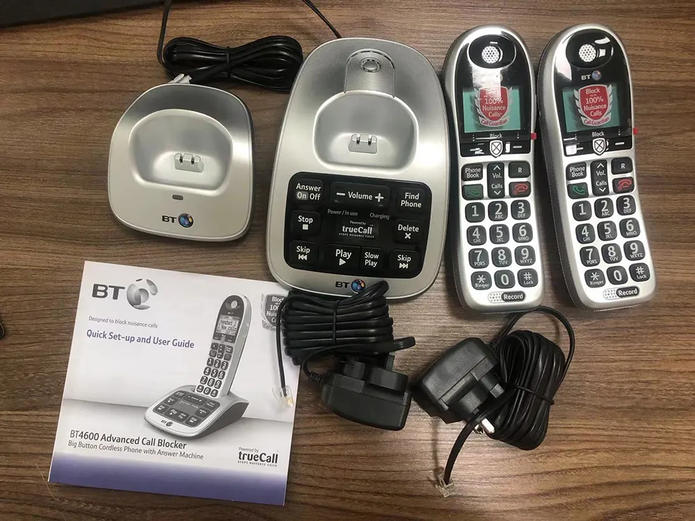 BT4600 беспроводной телефон с большой кнопкой и ответной машиной для дома и офиса