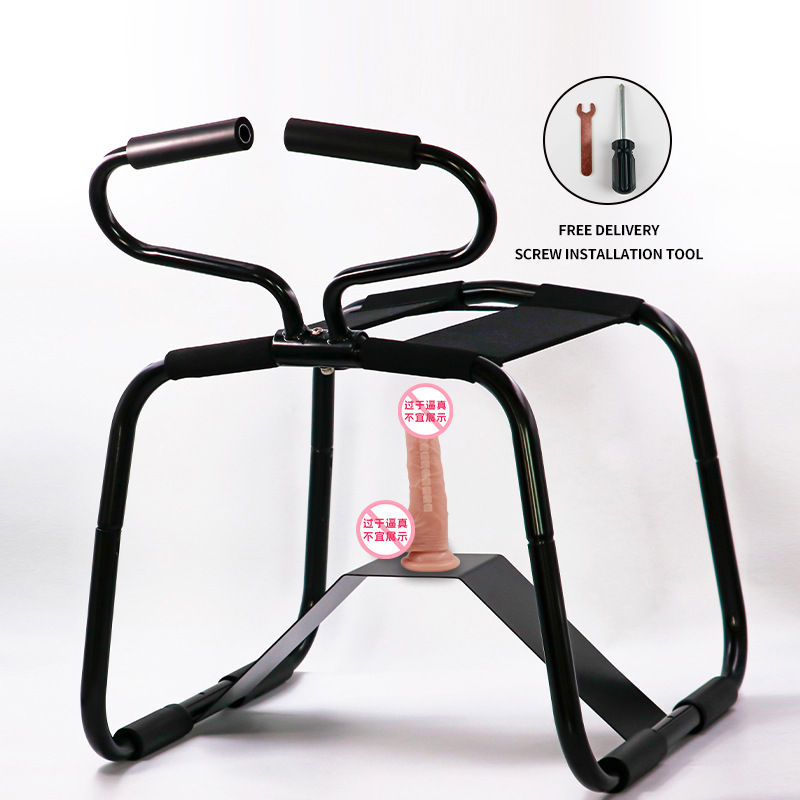 Chaise noire + gode en os de dragon