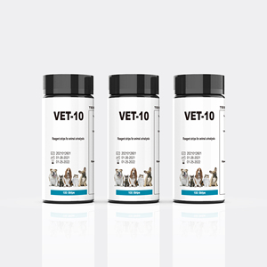 Bir adım köpek, kedi, Pet İdrar Test şeritleri pH, enfeksiyon, diyabet Vet 10 parametre İdrar Test şeritleri - Product Image 4