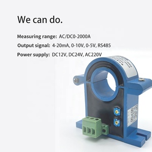 <strong>analog</strong> <strong>signal</strong> 4-20ma splitter ac dc 600a split core current <strong>sensor</strong> 4 20ma open loop current transducer with clamp rs485