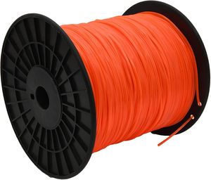 3LB 0.095英寸高品质方形细绳修剪器线2.4毫米橙色线尼龙线轴除草机线780英尺3lbs来样定做 - Product Image 2
