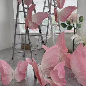 Bướm khổng lồ giả bằng giấy tự đứng, phổ biến dùng làm phông nền sự kiện, đám cưới, trang trí tiệc, trưng bày cửa sổ - Product Image 4