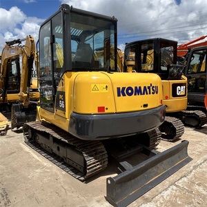 Stokta düşük yakıt tüketimi motor ve pompa çekirdek bileşenleri ile kullanılan Komatsu PC56 paletli ekskavatör 5.6 Ton Mini kepçe - Product Image 5