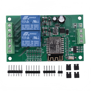ESP8266 WIFIリレーボードデュアルチャネルESP-12F開発ボードDC 5V 10Aワイヤレススマートリレーモジュール - Product Image 3