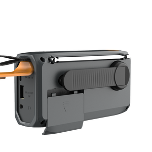 Portable Emerncy Crank Weather Radio with <strong>LED</strong> Display <strong>Wind</strong> <strong>up</strong> Solar &amp; USB Charging SOS Feature MP3 Player &amp; Flashlight - Product Image 4