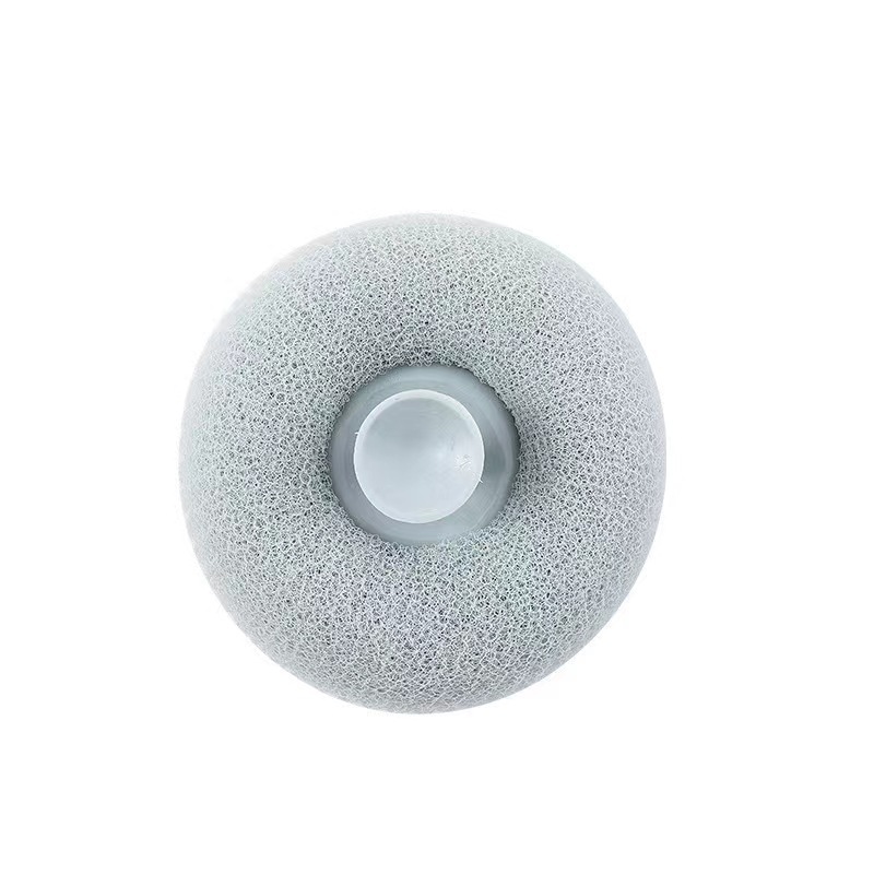 C016 Suction Cup Bath Ball, Light Blue