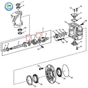 Trục Assy L100632 Al62452 Chéo Doanh Phổ Doanh 28.5*70.5Mm Phù Hợp Cho Máy Kéo 6403 6410 6410L 6410S 28.5*70.5Mm - Product Image 5