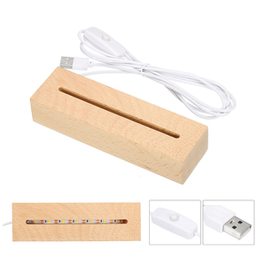 Yaratıcı yeniden yazılabilir Memo 3d akrilik masa lambası kişiselleştirilmiş kalp boş mesaj paneli notu kurulu yazma Led gece lambası tabanı - Product Image 4