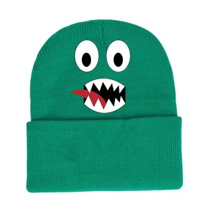 Custom Design Printed Cute Cartoon <strong>Image</strong> Beanie <strong>Toque</strong>
