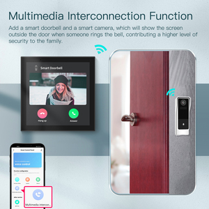 Tuya Tuya <strong>Alarm</strong> <strong>System</strong> Kit 4 Inch Full Screen Control Panel Zigbee Gateway
