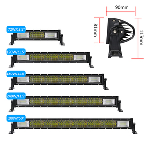 Aurora E-marked triple row 72w 120w 180w 240w 288w 300w 22 inch 42 inch 52 inch 52" waterproof hanma 4x4 offroad Led light bar