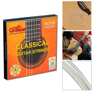 Alice Strings-Juego de cuerdas para Guitarra clásica, juego de cuerdas para Guitarra con revestimiento antioxidante, núcleo de nailon de carbono y cobre plateado, AC-158 - Product Image 3
