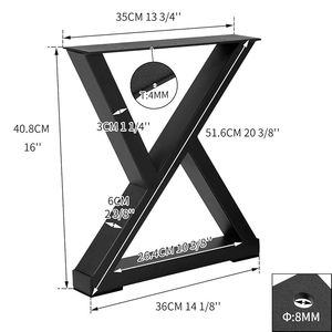 Nhà Hàng Bronze Công Nghiệp Nặng 28 Inch Đồ Nội Thất Bàn Cà Phê Chân Kim Loại Dã Ngoại Spider Sắt Chân Cho Các Bảng Cơ Sở Các Nhà Sản Xuất - Product Image 3