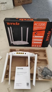 Tenda AC5s เราเตอร์ไร้สายแบบ Dual Band AC1200 2.4G 5GHz 5dBi ติดตั้งเร็ว11ac เสาอากาศภายนอกสำหรับใช้ในบ้าน
