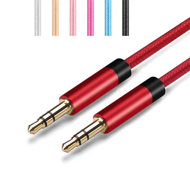 3,5-Audiokabel 3,5-mm-Audio-Stereo-Auto-Aux-Kabel zu 3,5-mm-Buchse Audio-Verlängerung kabel