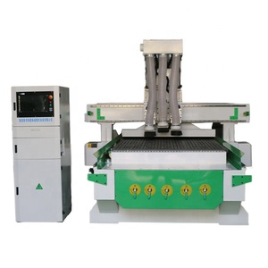 Hoja de sierra para puertas de armario, enrutador Cnc multifunción con 4 cabezales neumáticas, 1325 - Product Image 5