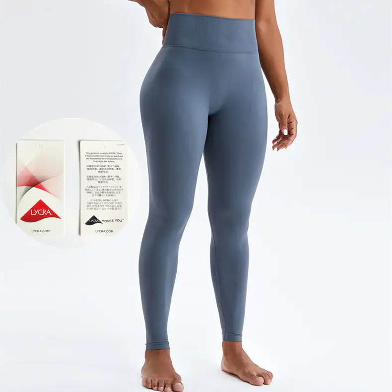 Autorizzazione LYCRA HANGTAG amesin body shaper vita dimagrante bottino vita alta scrunch butt leggings da palestra senza cuciture