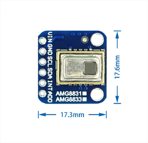 AMG8833-Sensor de temperatura IR 8x8, matriz de imágenes térmicas, Módulo para Raspberry Pi - Product Image 2