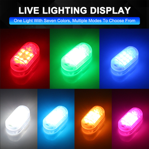 PEL LED evrensel 7 renk mini sürüş led ışıkları çakarlı lamba motosiklet için - Product Image 6