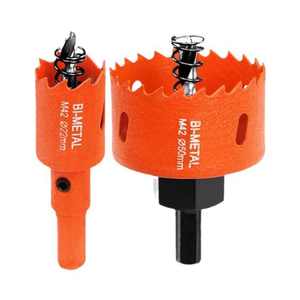 Ahşap delme makineleri için HSS değişken diş aralığı ile bi-metal halka şeklindeki delik testeresi seti hızlı delme güç araçları aksesuarları - Product Image 1