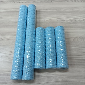 Cadena de PP herida 10/20 pulgadas Filtro de sedimentos elemento cartucho línea de producción para tratamiento de agua potable - Product Image 2