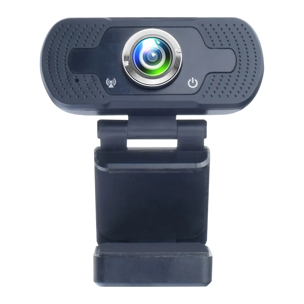 उच्च गुणवत्ता 2K के लिए माइक्रोफोन के साथ HD Webcam वीडियो सम्मेलन घूर्णन योग्य वेब कैमरा के लिए पीसी