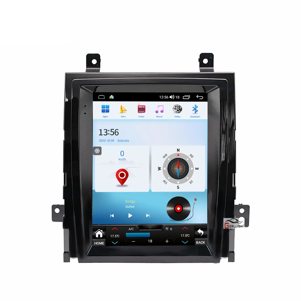 10,4 "Tesla Vertikaler Bildschirm Android Autoradio Multimedia DVD-Player Für Cadillac Escalade 2007-2014 Audio Stereo GPS Navigation