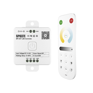 New Listing SPI SP630E RGBIC <strong>LED</strong> <strong>Controller</strong> 600 Pixel Magic Color Strip Light Smart Bluetooth Music Dimmer RF <strong>DMX</strong> Decoder Manual