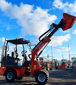 Everun ER1000 900kg Small Telehandler <strong>with</strong> Pallet <strong>Forks</strong> Micro <strong>Front</strong> <strong>End</strong> Bucket Compact Telescopic Mini Wheel <strong>Loader</strong> - Product Image 4