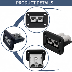 50 Amp SB50 serisi konektörü kiti, 12V-24V güç çıkışı gömme montaj braketi şarj cihazı, GÜNEŞ PANELI montaj fişi soketi - Product Image 3