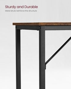 Large <strong>Computer</strong> <strong>Desk</strong> <strong>Stable</strong> and Beautiful Office <strong>Desk</strong> Easy Assembly Steel Frame Wood Alloy Steel Mail Order Packing - Product Image 4