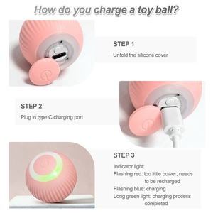 Juguetes interactivos de fábrica para gatos, juguete de hierba gatera automóvil para gatos, pelota eléctrica para perros, pelota rodante automática, juguetes inteligentes para gatos - Product Image 6