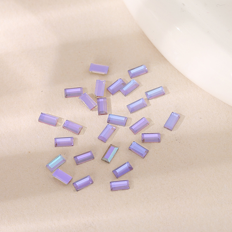 7 Large rectangular style, 2.5*5mm