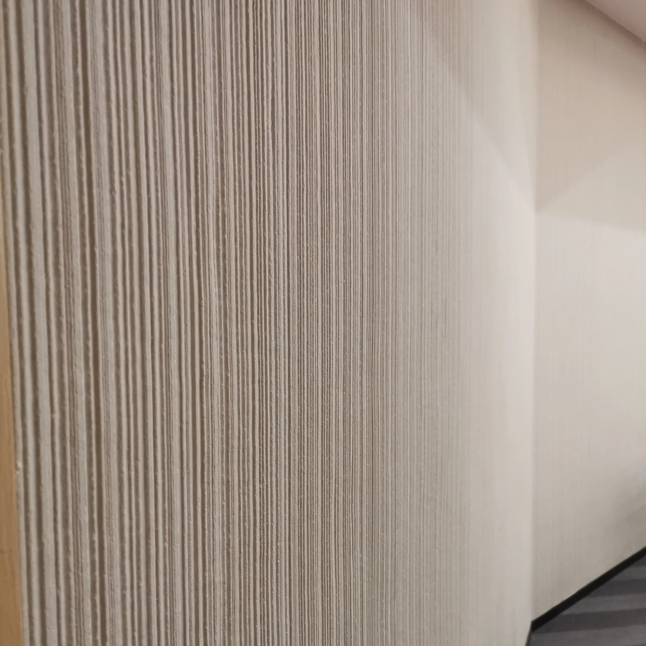 Painel artificial de parede de folha de vencedor, à prova de fogo de grau, grande, flexível, iluminado, 5mm, painel exterior