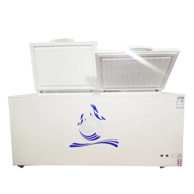 Congelador de arcón profundo superior 950L congelador de almacenamiento comercial de gran volumen