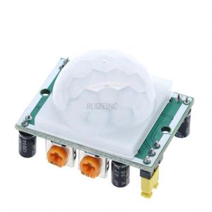 Sensor PIR de 2 uds., módulo Detector de movimiento infrarrojo piroeléctrico IR de ajuste para Raspberry Pi, detección de cuerpo humano